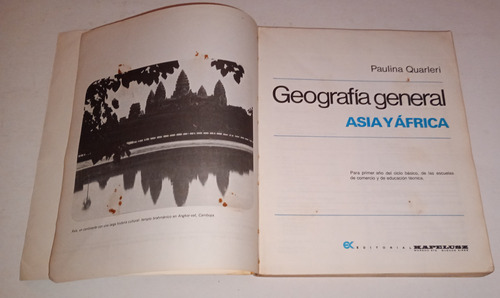 Geografía General Asia Y África - Paulina Quarleri (Usado)
