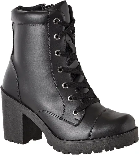 Bota feminina coturno salto alto cheap