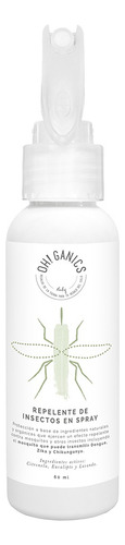 Repelente De Insectos 60 Ml Natural Y Libre De Deet