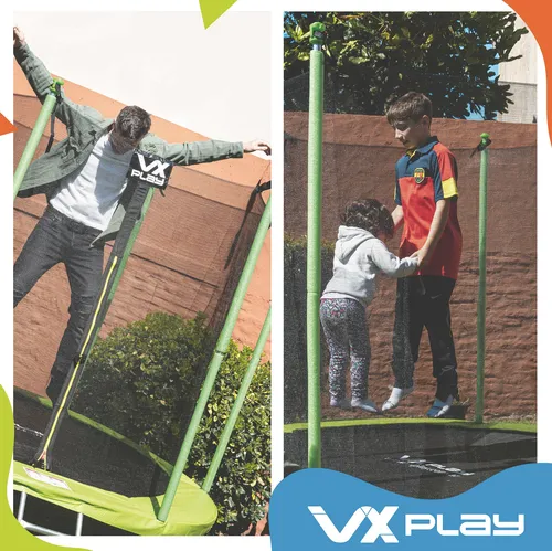 Cama Elástica Con Red De Seguridad Vx Play 2,10 Mts Ps