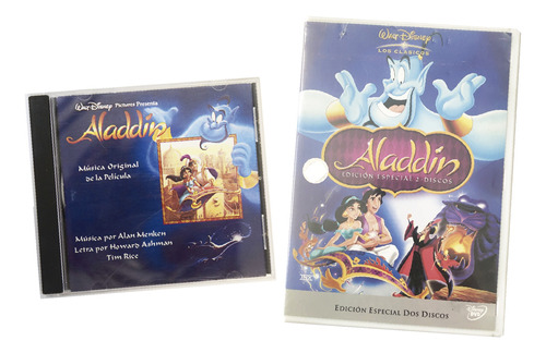 Aladdin Aladin Musica De La Pelicula En Español Vintage 1992