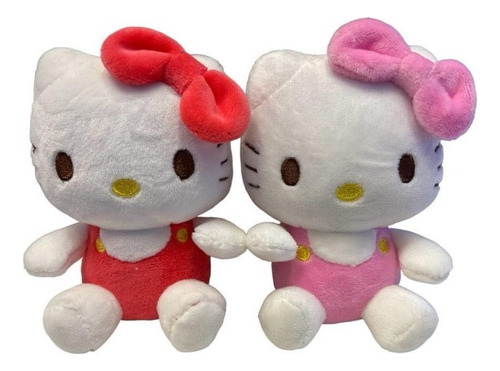 Peluche Llavero De Hello Kitty (3 Piezas) Hello Kitty Rosa Claro
