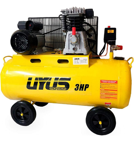 Compresor De Aire 100litros 3hp 2200w Uyustools