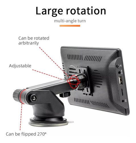 Reproductor De Sonido Portátil Para Coche Con Carplay Y Andr