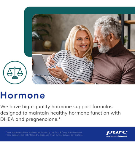 Suplemento: Pure Encapsulations, Pregnenolona, 30 Mg, 180 Cá