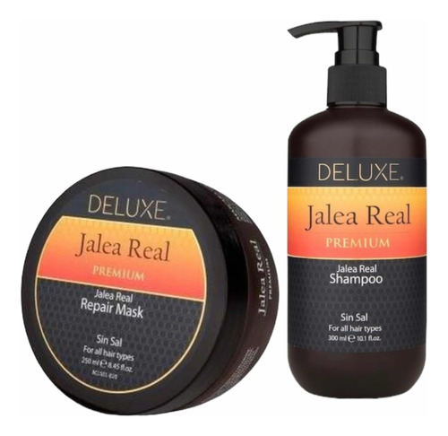 Pack Shampoo Jalea Real 300ml Y Crema Capilar 250ml - Deluxe