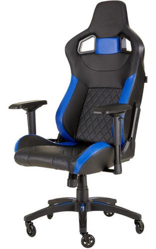 Silla Gamer Corsair T1 Race Black/blue  Reclinable Pc Ps4