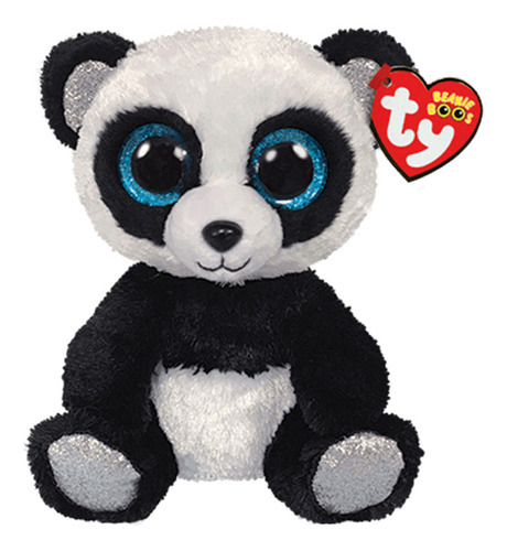 Pelúcia Beanie Boos Ty 16 Cm - Panda Bamboo