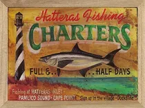 Comprar Pesca Charters , Cuadro, Cartel, Poster        P351