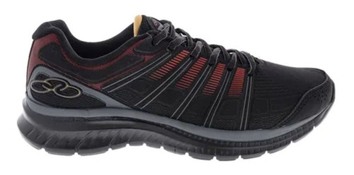 Imagem 2 de 4 de Tênis Olympikus Vetor 787 Masculino Running Preto Caminhada