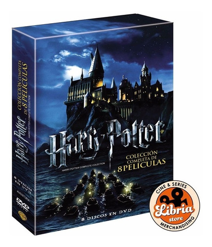 Box Set Harry Potter Colección 8 Dvd Original Libria Store