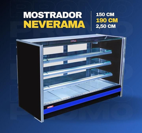 Mostrador Bakery Plano Neverama 190cm