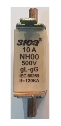 Fusible / Cartucho Nh00 10a 500v Sica - 421010 - Loc