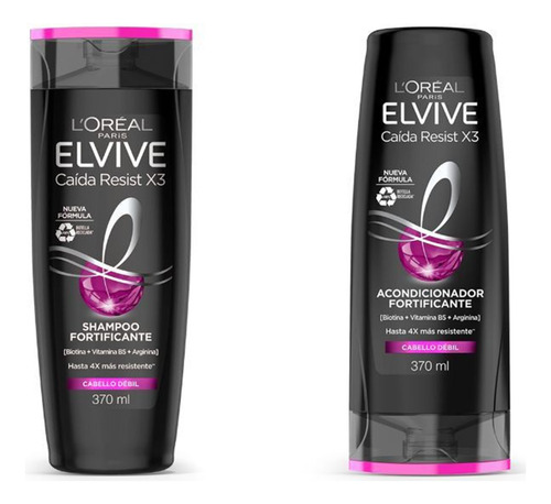 Pack Shampoo Mas Acondicionador Caída Resist X3 Elvive