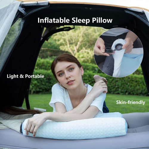 Almohada Inflable Abahub Para Camping Y Viaje Tpu Antifugas