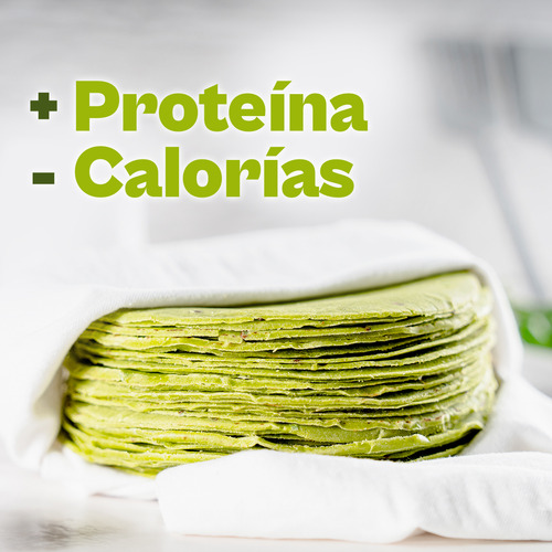 Tortillas Delgaditas Con Nopal Y Linaza 400g (40 Pack)