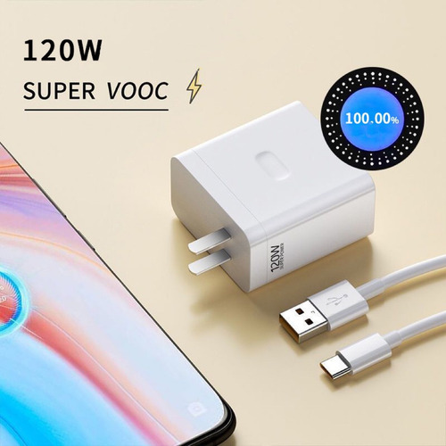 Cargador Genérico 120w Tipo-c Para Smartphones
