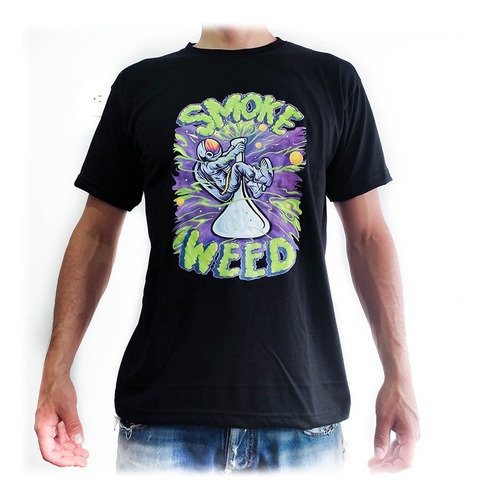 Camisetas Weed Astronauta