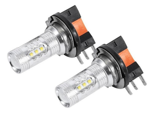 2 Unids/1 Par Blanco 80w H15 Bombillas Led Coche Luces Lámpa