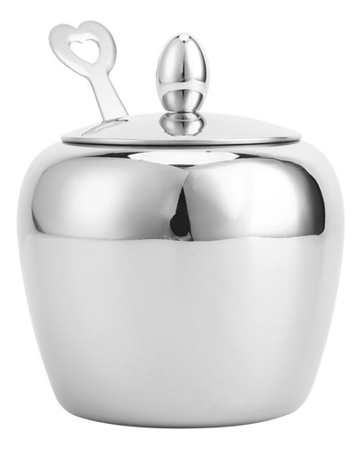 Azucarero De Acero Inoxidable 304 Con Cuchara Para Labios Ho