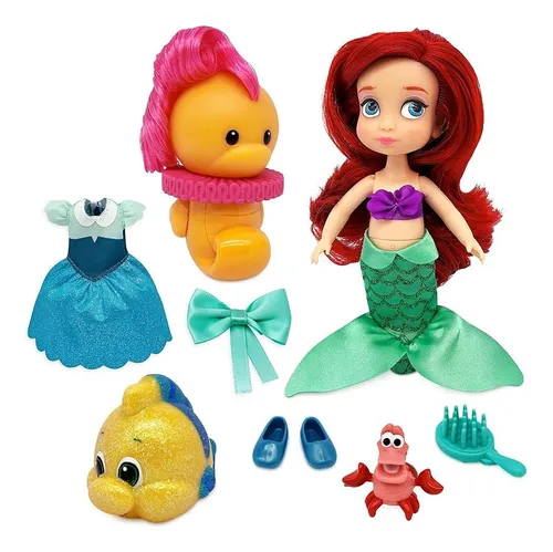 Disney Ariel Animators Collection Mini Doll Play Set La Sir