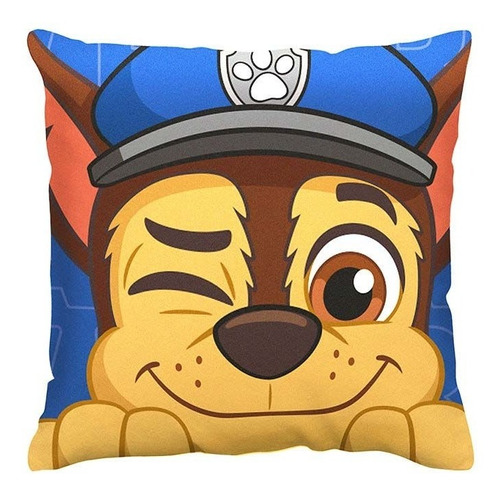 Cojín Decorativo 40x40 Cm Chase Paw Patrol Sofá Pieza