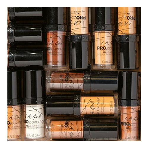 L.a. Girl Pro Coverage Liquid Foundation, Beige, 0.95 Fluid