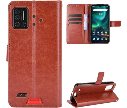 Qiongni Funda Para Umidigi Bison Case Cover, Funda De Cuero