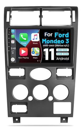 Estéreo Para Ford Fusion/mondeo 3 2000-2007 Android Carplay