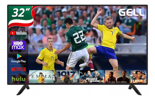 Pantalla Smart Tv 32 Pulgadas Android Tv Gell 32 Televisores (Usado)