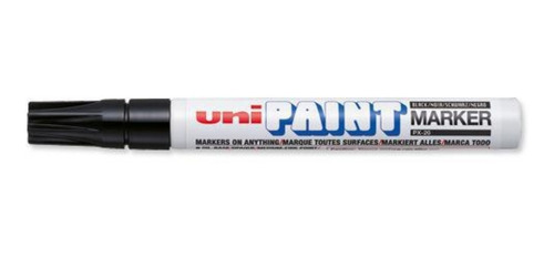 Marcador Base Aceite Uni Paint Px-20 Negro 2.2-2.8mm
