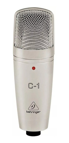 Imagem 1 de 2 de Microfone Behringer Profesional C-1 condensador  cardióide prata