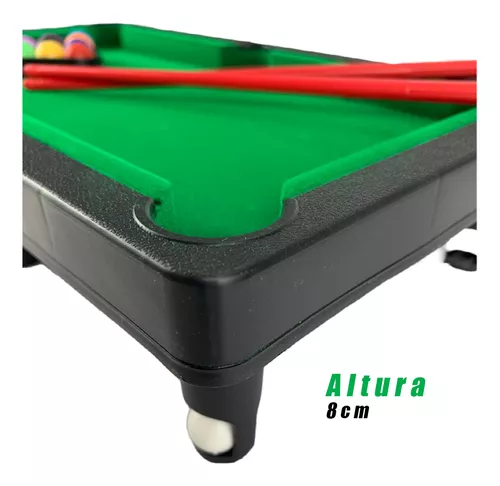 Jogo Mini Mesa De Sinuca Snooker Bilhar Infantil