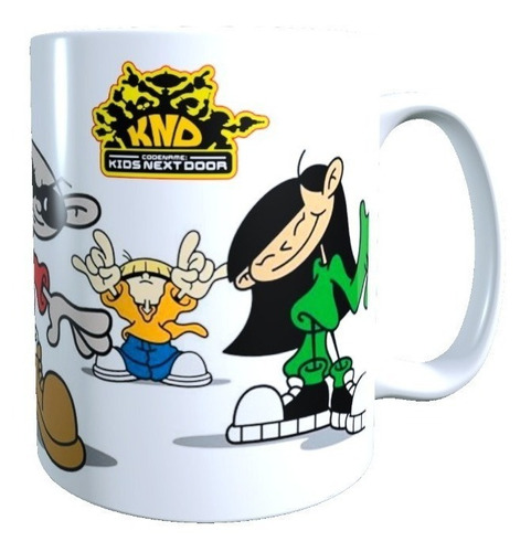 Taza Los Chicos Del Barrio Animado Retro