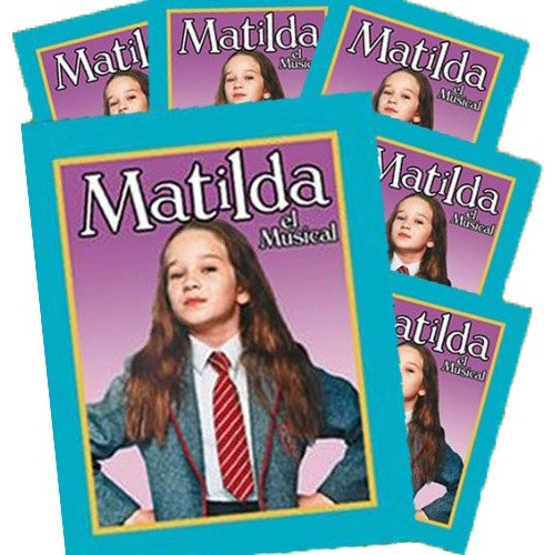 Matilda El Musical 2023 - Pack X 50 Sobres De Figuritas