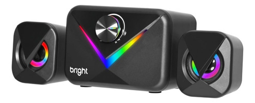 Caixa De Som Multimidia Speaker Rgb Bluetooth 11w Led