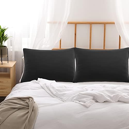 Uxcell Juego De 2 Fundas De Almohada De Microfibra Suave Ser