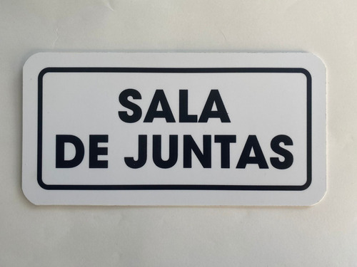 Señalamiento Sala De Juntas 10x20 Estireno