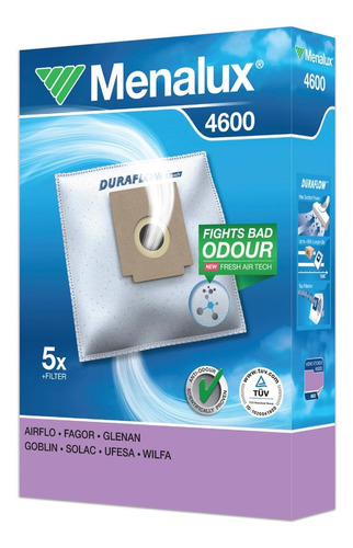 Bolsas Aspiradoras Duraflow 4600 5x