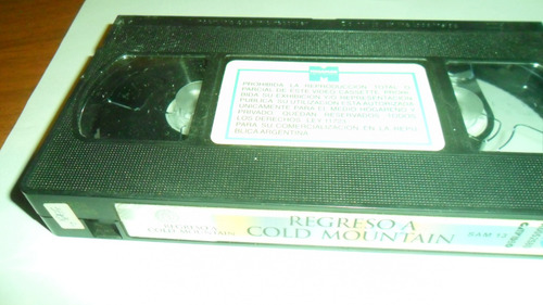Vhs Regreso A Cold Mountain (Usado)