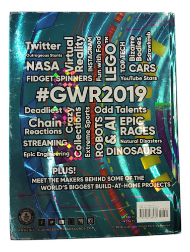 Libro Guinness World Records 2019 Ed.inglesa Original (Usado)
