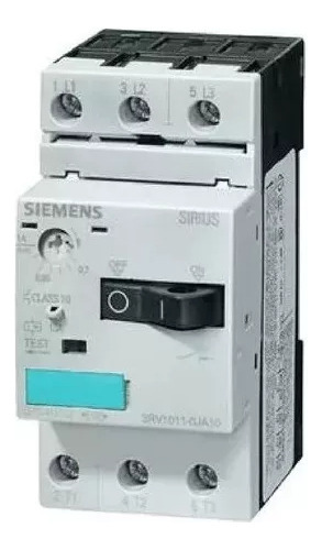 Disyuntor de motor Siemens 5.5-8a S00 3rv1011-1ha10 +