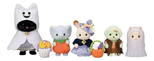 Calico Critters Trick Or Treat Parade, Juego De Halloween