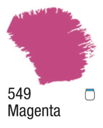 Tinta Acrílica Fosca Nature Colors 60ml Acrilex Cor Magenta