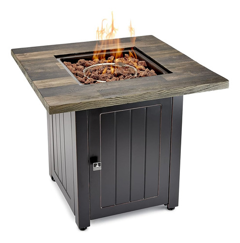 ~? Endless Summer, The Riley, 28  Square Lp Outdoor Gas Fire
