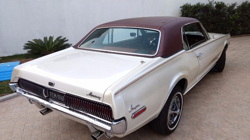 Mercury Cougar 68 Placa Preta