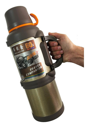 Termo Mate Café 4 Litros Doble Pared Acero Camping Yerra 