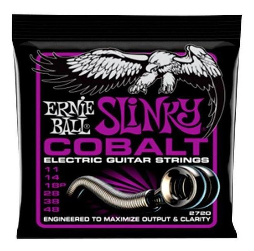 Cuerdas Para Guitarra Eléctrica Ernie Ball 11-48 Power Slink