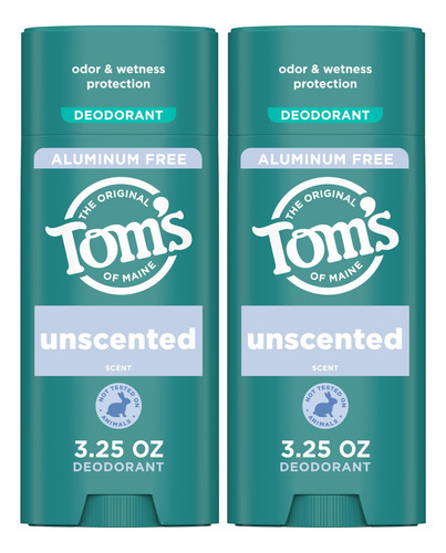 Desodorante Tom's Of Maine, Sem Perfume, Sem Alumínio, 95 Ml