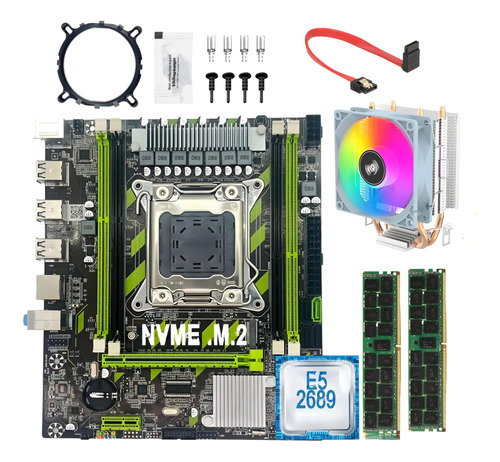 Combo Board Lga 2011 +16 Ram + Xeon 2689 + Disipador